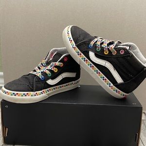 Vans toddler high tops 9.5